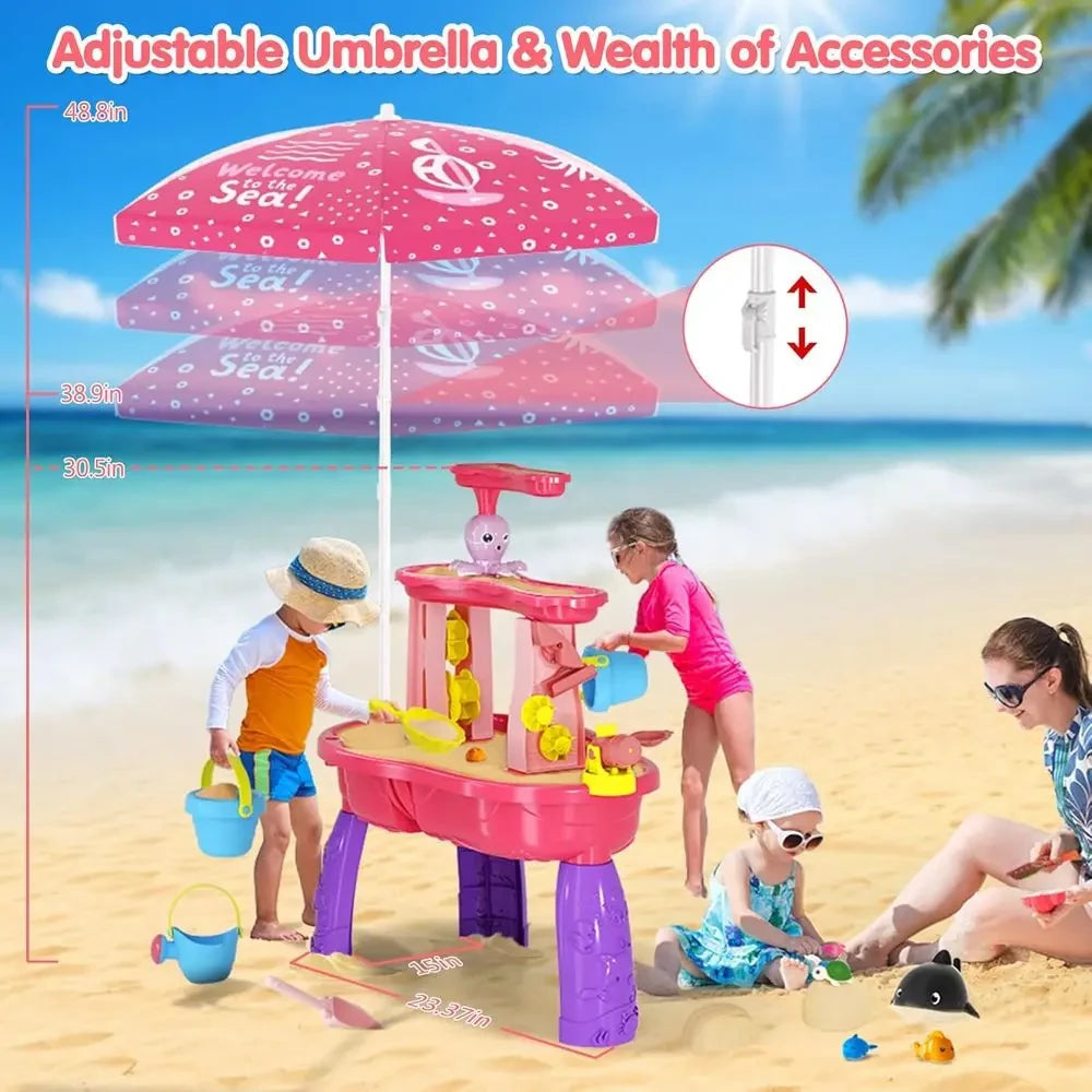 Children's 3-Tier Outdoor Water Table
