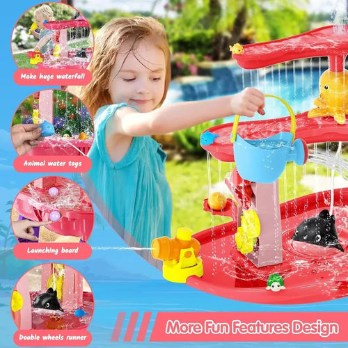 Children's 3-Tier Outdoor Water Table